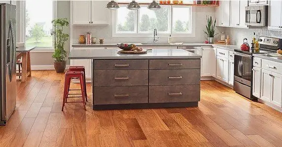 Kitchen Wooden Flooring Dubai