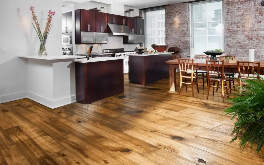 Kitchen Hardwood Flooring Dubai