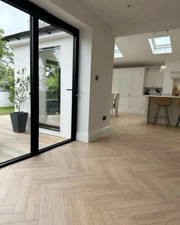 Herringbone flooring
