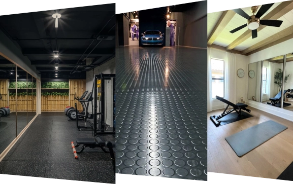 Rubber flooring