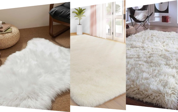 affordable white carpet