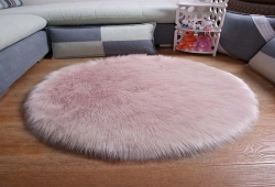 deep pile round carpet