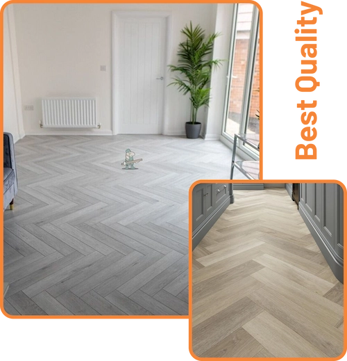 herringbone vinyl flooring