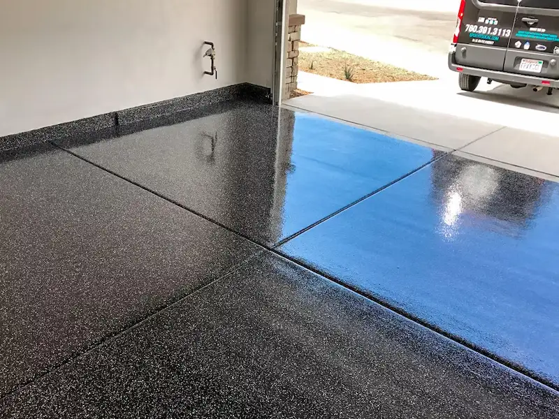 Garage Chips Flooring